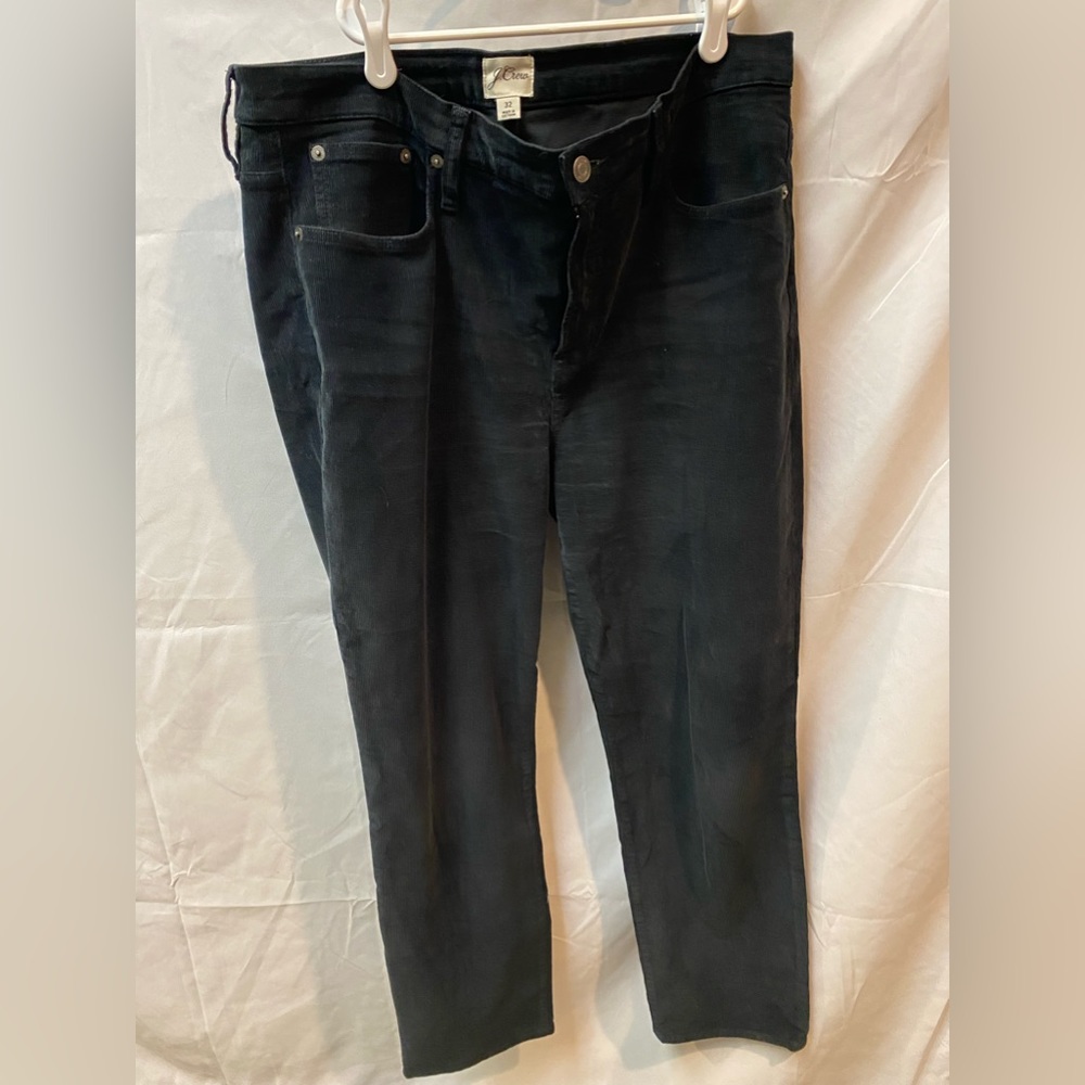 J Crew Women’s size 32 black corduroy pants